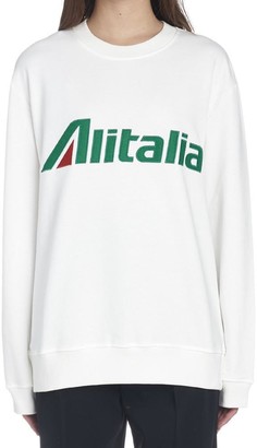 Alberta Ferretti Alitalia Logo Sweatshirt