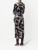 Thumbnail for your product : Jason Wu Collection Silk Satin Jacquard Long Sleeve Dress