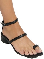 Thumbnail for your product : Maison Margiela 25mm Leather Toe Ring Sandals