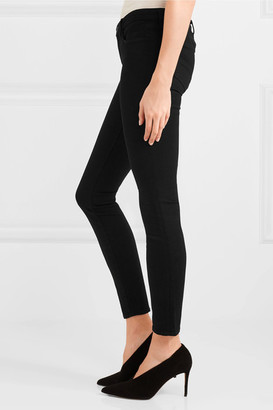 L'Agence The Chantal Low-rise Skinny Jeans - Black