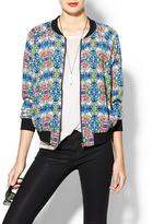 Thumbnail for your product : Juicy Couture Rhyme Los Angeles Mirror Print Bomber Jacket
