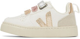 Thumbnail for your product : Veja Baby White & Multicolor V-10 Sneakers