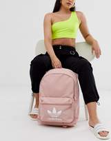 Thumbnail for your product : adidas Trefoil logo backpack in pink