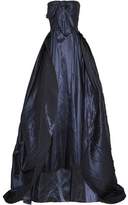 Thumbnail for your product : Carolina Herrera Strapless Pleated Silk-Taffeta Gown