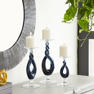 Featured image of post Blue Glass Tealight Holders : Vintage blue glass tealight candle holder (set of 6).
