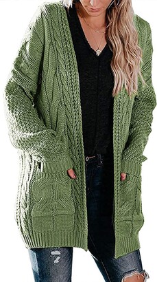 Cable Knit Open Cardigan | Shop the world's largest collection of 