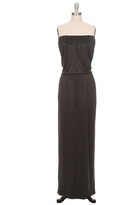 Thumbnail for your product : L'Agence For RON HERMAN Strapless Tie Waist Maxi Dress