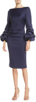 Thumbnail for your product : Jovani Shirred Balloon-Sleeve Dress