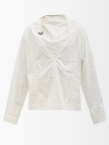 Thumbnail for your product : Isabel Marant Fiorna Buckled-neck Cotton-poplin Shirt - White