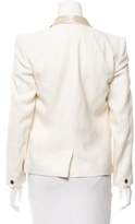 Thumbnail for your product : Isabel Marant Satin Shawl-Lapel Structured Blazer