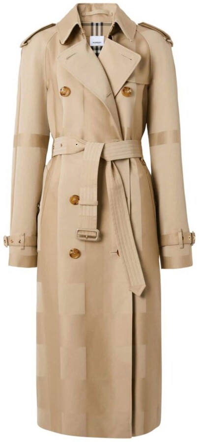 Burberry Check Trench Coat | Shop the world's largest collection of 