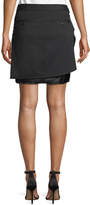 Thumbnail for your product : Helmut Lang Wool Sarong Mini Skirt