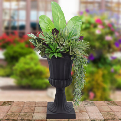 Arcadia Garden Products Plastic Urn Planter