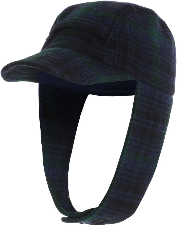 plaid hunting hat