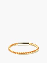Thumbnail for your product : Marni Braided Leather Bracelet - Yellow