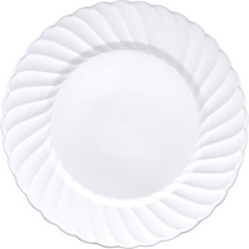 Smarty Had a Party White Flair Plastic Buffet Plates (9")