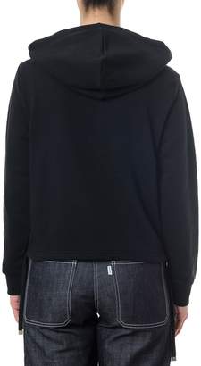 Kenzo Black Hooded Sweatshirt With Tiger Print