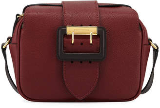 Burberry Small Soft Grain Leather Buckle Crossbody Bag, Antique Red
