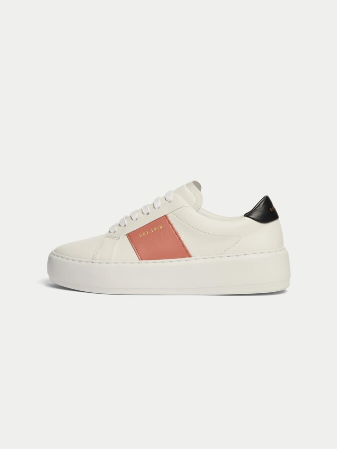 JigsawJigsaw Riva Leather Platform Trainer ShopStyle