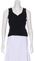 Thumbnail for your product : St. John Wool Sleeveless Top blue Wool Sleeveless Top