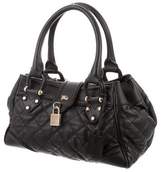 Thumbnail for your product : Burberry Padlock Quilted Handle Bag