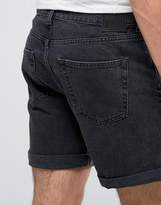 Thumbnail for your product : Weekday Vacant Denim Shorts Glory Black