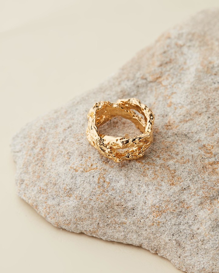 Amber Sceats Women's Gold Rings Jadé Tunchy x Amber Sceats Nora