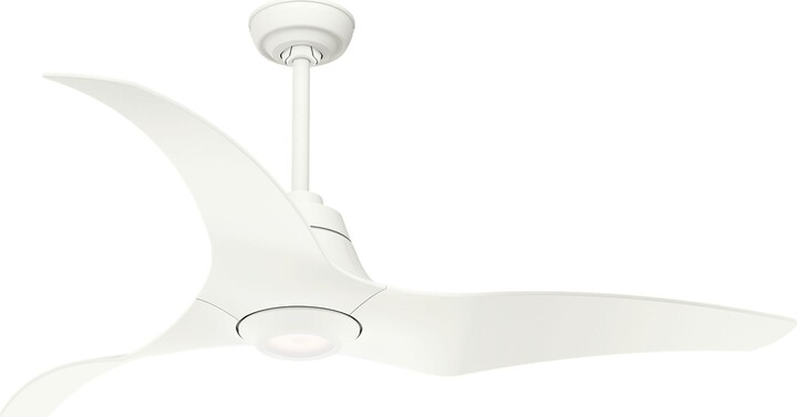 60" Stingray Matte White LED Ceiling Fan
