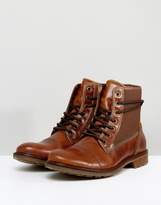 Thumbnail for your product : Aldo Gweawien Leather Lace Up Boots In Tan