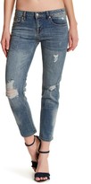 Thumbnail for your product : Just USA Mid Rise Cropped Cigarette Jean