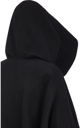 Giorgio Armani Women's Hooded Wool-Cashmere Cape-Black