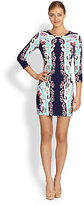 Thumbnail for your product : Ali Ro Printed Jersey Mini Dress