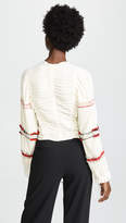 Thumbnail for your product : 3.1 Phillip Lim Pleated Stripes Top
