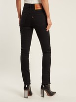 Thumbnail for your product : Vetements X Levi's Reworked High-rise Skinny-leg Jeans - Black