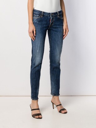 DSQUARED2 Cropped Slim-Fit Jeans