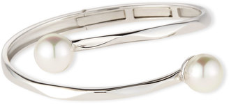 Majorica Sterling Silver Pearly Cuff Bracelet