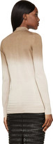 Thumbnail for your product : Burberry Beige Dip Dyed Silk Polo