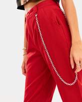 Thumbnail for your product : Missguided Chain Detail Cargo Trousers