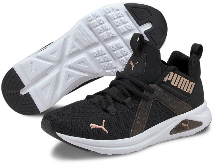 puma shoes for women black and gold