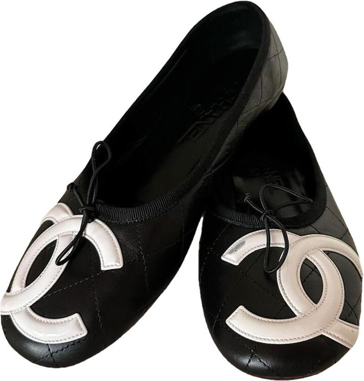 Chanel Leather ballet flats - ShopStyle
