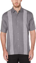 Thumbnail for your product : Cubavera Panel Linen Blend Shirt