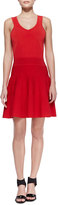 Thumbnail for your product : Milly Ribbed Knit Sleeveless Dress