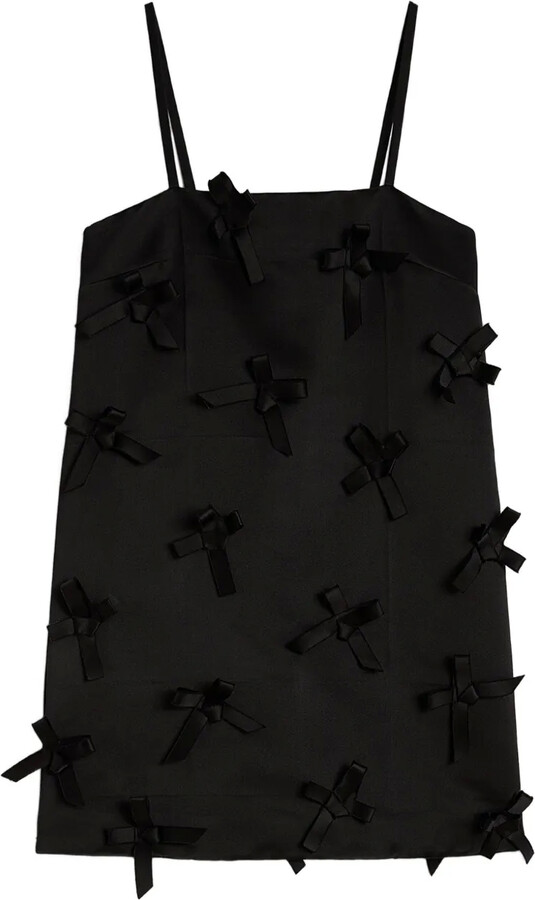 Jil Sander Duchess bow-embellished mini dress
