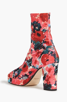 Kenzo Floral-print stretch-jersey sock boots