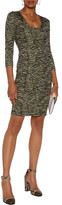 Thumbnail for your product : Just Cavalli Printed Stretch-Crepe Mini Dress