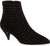 Thumbnail for your product : Saint Laurent Cat boots in crystal stud black suede