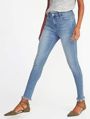 Old Navy High-Rise Raw-Edge Rockstar Jeans for Women