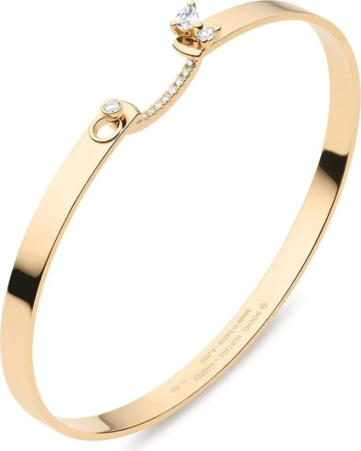 Nouvel Heritage 18kt yellow gold Cocktail Time Mood diamond bangle