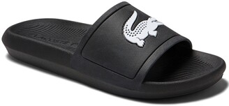 Lacoste Women's Croco Water-Repellent Synthetic Slide Sandals from Finish Line