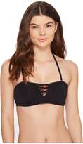 Thumbnail for your product : O O Salt Water Solids Bandeau Top
